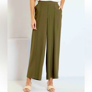 NWT Ellen Tracy Olive Green Slacks